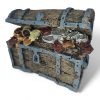 Treasure Chest Ornament 11.5x7x9cmH 25346 FRONT ANGLE VIEW