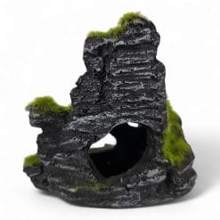 Extra Small Rock Mountain with Moss F028D BACK VIEW