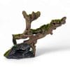 Large Wood Branch with Moss on Rock Base Ornament 25277 BACK ANGLE