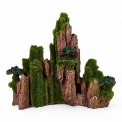 Small Brown Rocky Outcrop with Moss 116A FRONT
