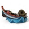 Small Fishing Boat Ornament 25323 SIDE 1