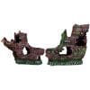 Super Jumbo Shipwreck 2 Piece Ornament 3104L FRONT VIEW
