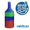 ACO Never Clog Plastic Aquarium Airstone Air Stone Medium
