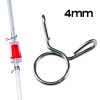 Stainless Steel Aquarium Air Line Hose Clamp 4mm