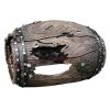 Aqua One Barrel Ornament w/ Holes and Studs Large