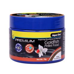 Aqua One Premium Goldfish Floating Pellet Food 1mm 70g