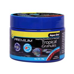 Aqua One Premium Tropical Sinking Granules Food 2mm 50g