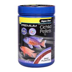 Aqua One Premium Cichlid Floating Pellets 2mm 390g