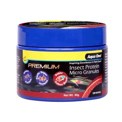 Aqua One Premium Insect Protein Sinking Micro Granules 80g