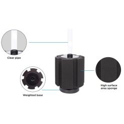 Aqua One FilterAir Air Operated Sponge Filter
